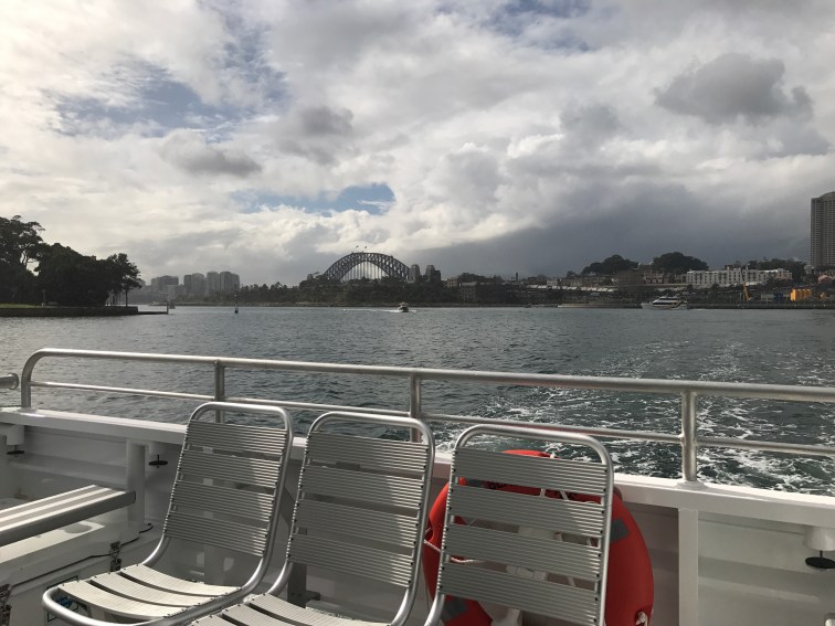 Ferry journey on Sydney Harbour